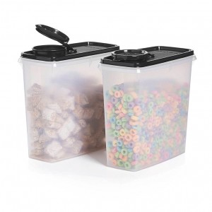 Tupperware Cereal Storers Black Dry Storage | 12360JENA
