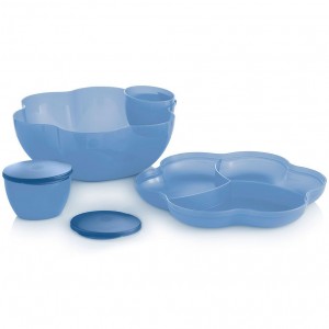 Tupperware Chip 'N Dip Set Dragonfly Serveware | 41278EBAQ
