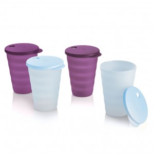 Tupperware Impressions 16-oz./500 Ml Tumblers White Drinkware | 94526ANVK