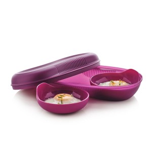 Tupperware Microwave Breakfast Maker Set Purple Microwave Cooking | 41097TOYD