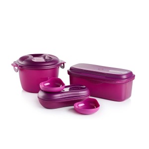 Tupperware Microwave Magic Set Purple Cabbage Microwave Cooking | 32089ITBF