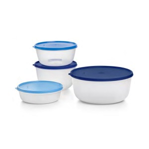 Tupperware Modular Bowl Medium 3-pc. Set With Free Modular Bowl Large Ice Cube Refrigerator Storage | 16908UJXT