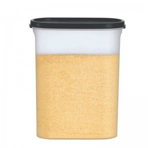 Tupperware Modular Mates Oval 4 Black Dry Storage | 09514KDZH
