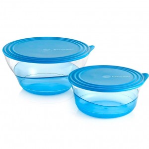 Tupperware Sheerly Elegant 2-pc. Set Azure Serveware | 26547IRTO