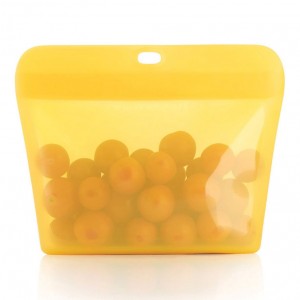 Tupperware Ultimate Silicone Stand-up Bag Small Green Freezer Storage | 46893UGHW