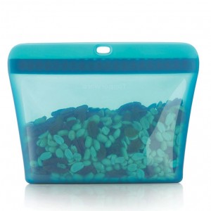 Tupperware Ultimate Silicone Stand-up Bag Medium Green Freezer Storage | 49578HDCB