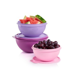 Tupperware Wonderlier 3-pc Set Purple Refrigerator Storage | 74238KQAI